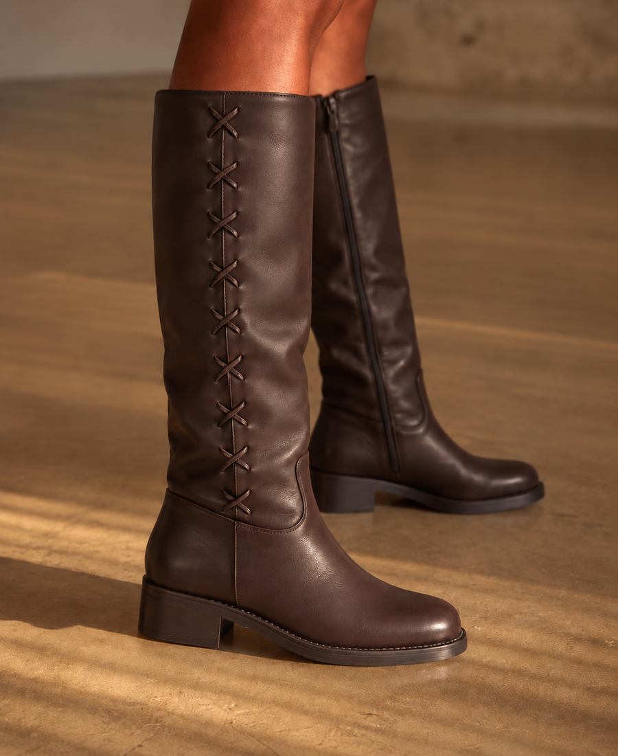 Sienna Lace-Up Boots