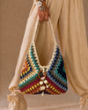 Boho Crochet Statement Bag