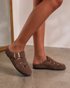 Chocolate Woven Clog