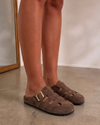 Chocolate Woven Clog