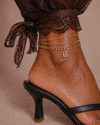 Sandalia de Tacón con Anillo para Dedo Muse Negra