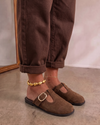 Mules Vintage Chic – Chocolate