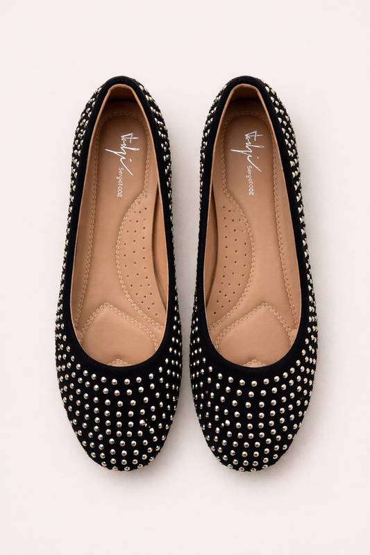 Sabrina preta cravejada com brilhantes