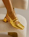 Dourado Block Heel Luxe