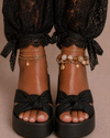 Luna Knot Platform Sandals