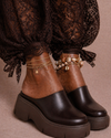 Chunky Platform Mule – Dark Brown