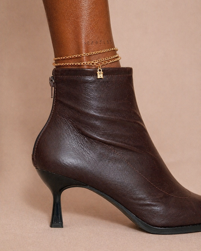 Bota Ankle  Salto Fino Elegance