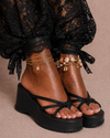 Sandália Plataforma Black Knot