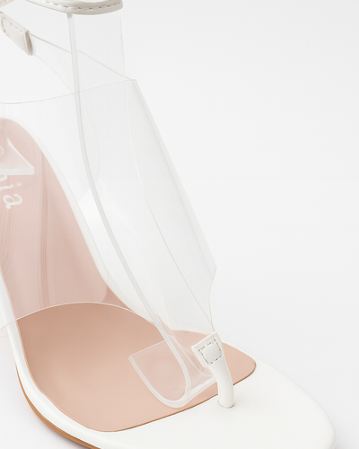 Sandalia Crystal Veil Stiletto