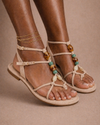 Boho Beads Nude – Amora Shoes