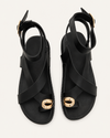 Sandália Gold Detail Black