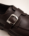 Sapato Castanho Buckle