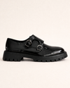 Sapato Preto Verniz Double