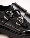 Sapato Preto Verniz Double