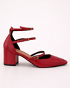 Vermelho Scarlet Block Heel Luxe