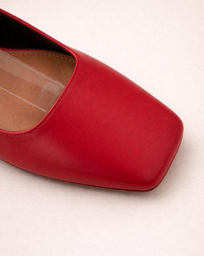 Vermelho Scarlet Block Heel Luxe