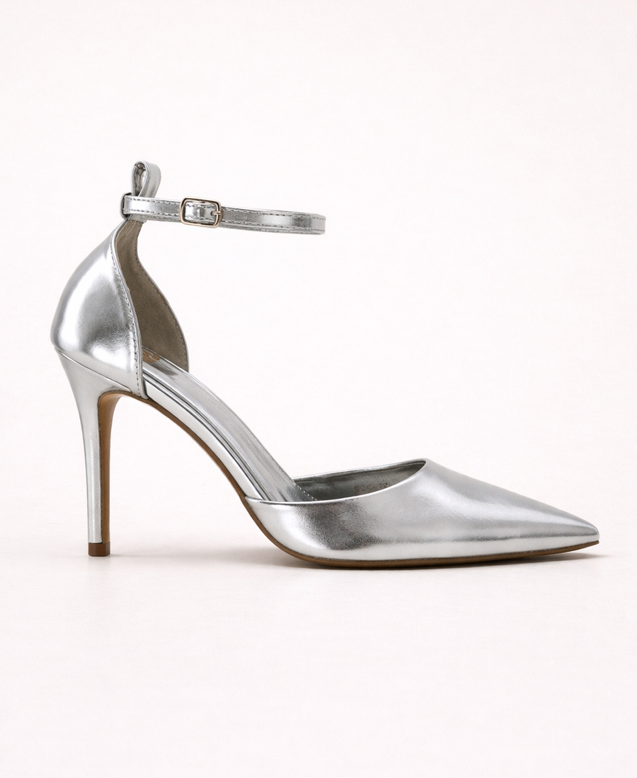 Prateado Stiletto Argent Luxe