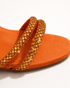 Sandalia Solar Orange Crystal