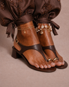 Sandalia Aura Chocolate