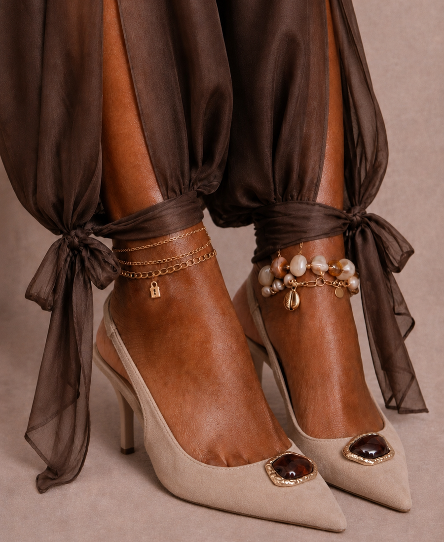 Amber Slingback Heel – Beige