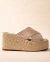 Soft Sand Espadrille Platform