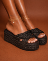 Black Woven Platform – Bold Edition