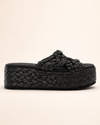 Black Woven Platform – Bold Edition