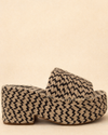 Woven Pattern Platform – Natural Contrast