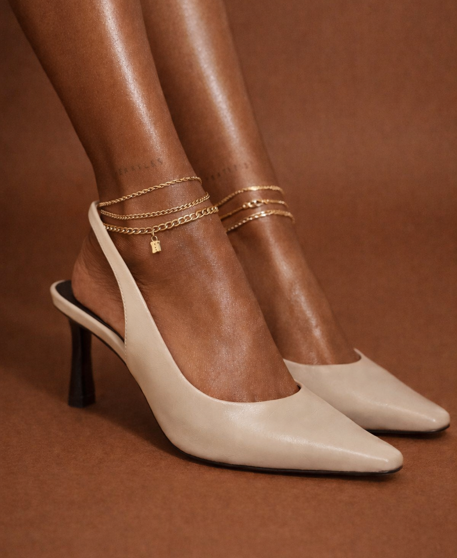 Nude Sculpted Heel Luxe