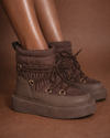 Bota Snow Castanha Alpine Luxe