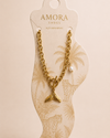 Coastal Glow Anklet - Aço Premium