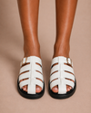 Luna Luxe Slides – White