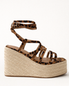 Leopard Riviera Wedge