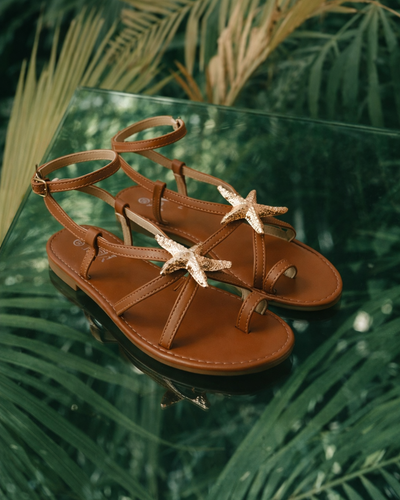 Golden Starfish Sandal