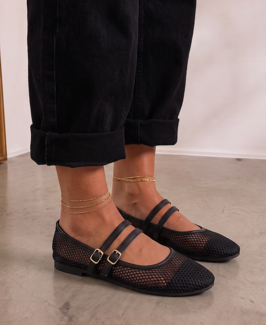 Sabrina Mesh Noir