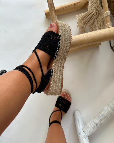 Sandalia Lorena Negra