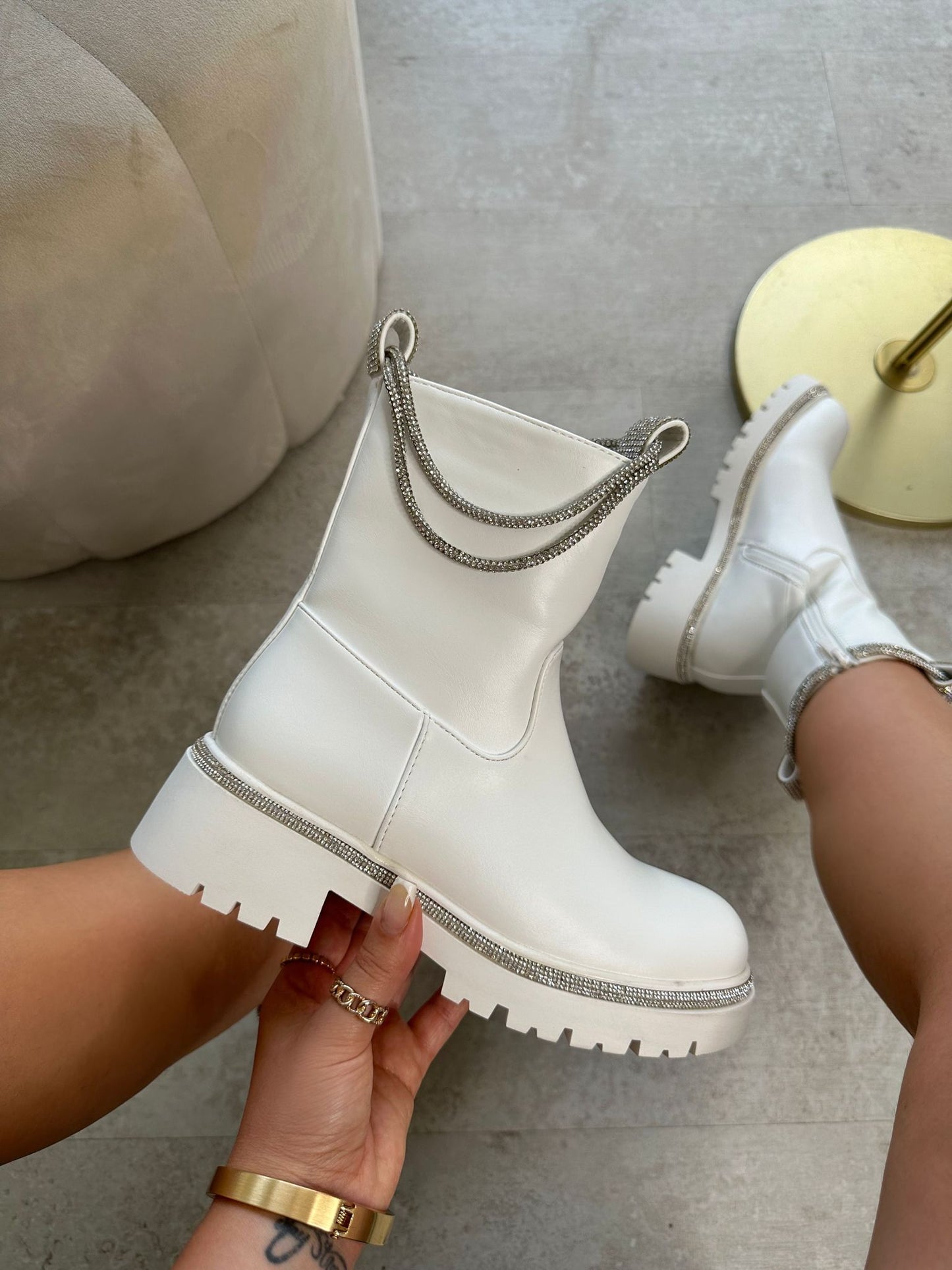 Bottes Cora Blanches