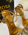 Sandalia Cristal Oro