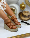 Sandalia Wendy Camel
