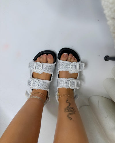 Sandalia Julie Blanca