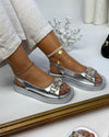 Sandalia Ayra Plata
