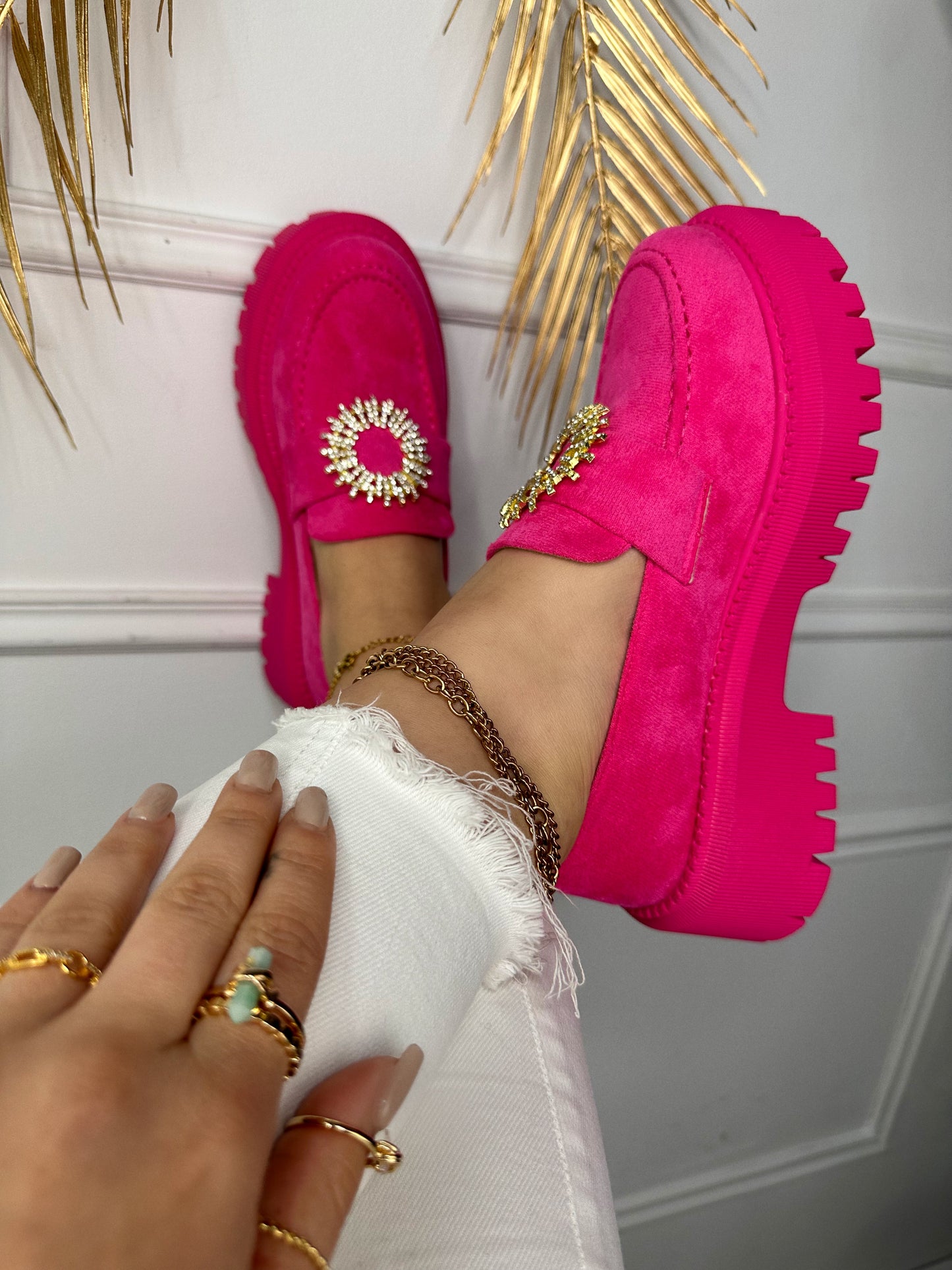 Chaussures Giulia roses 