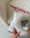 Botines Luna Blanco