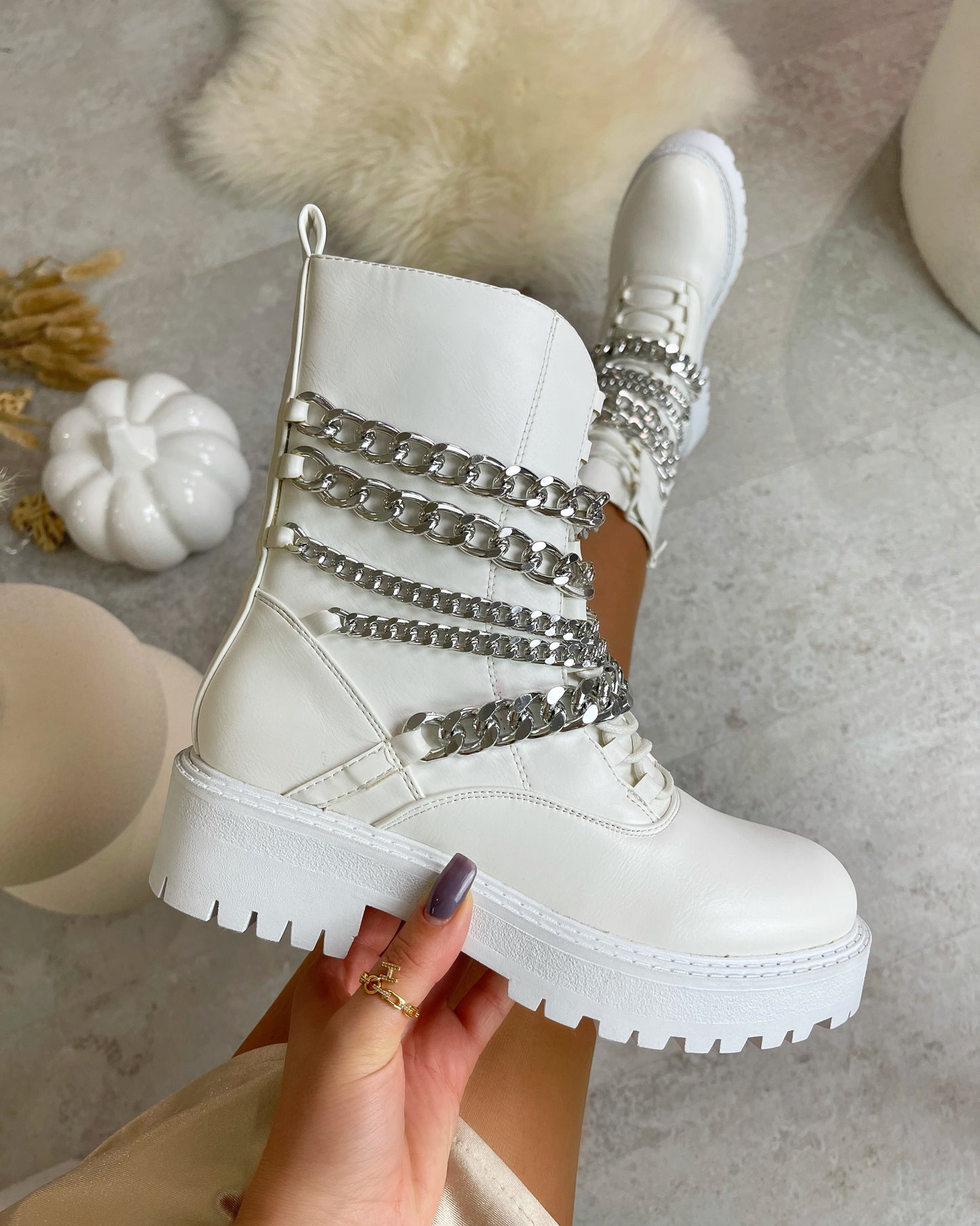 Bottes blanches Noé