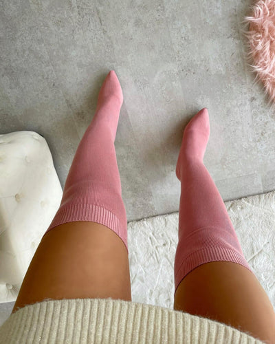 Botas Aria - Rosa - 7 cm