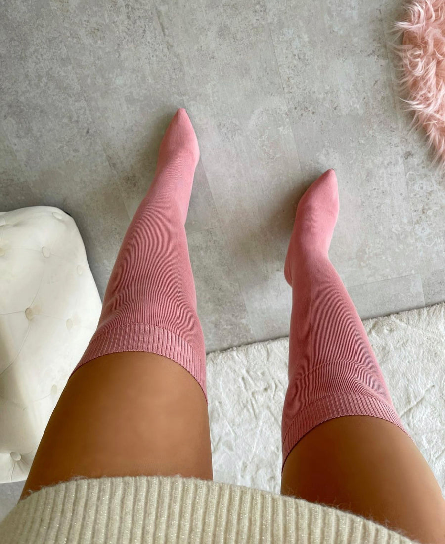 Botas Aria - Rosa - 7 cm