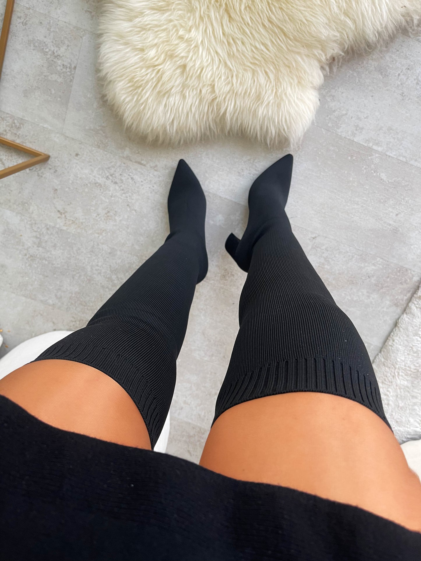 Bottes noires jade
