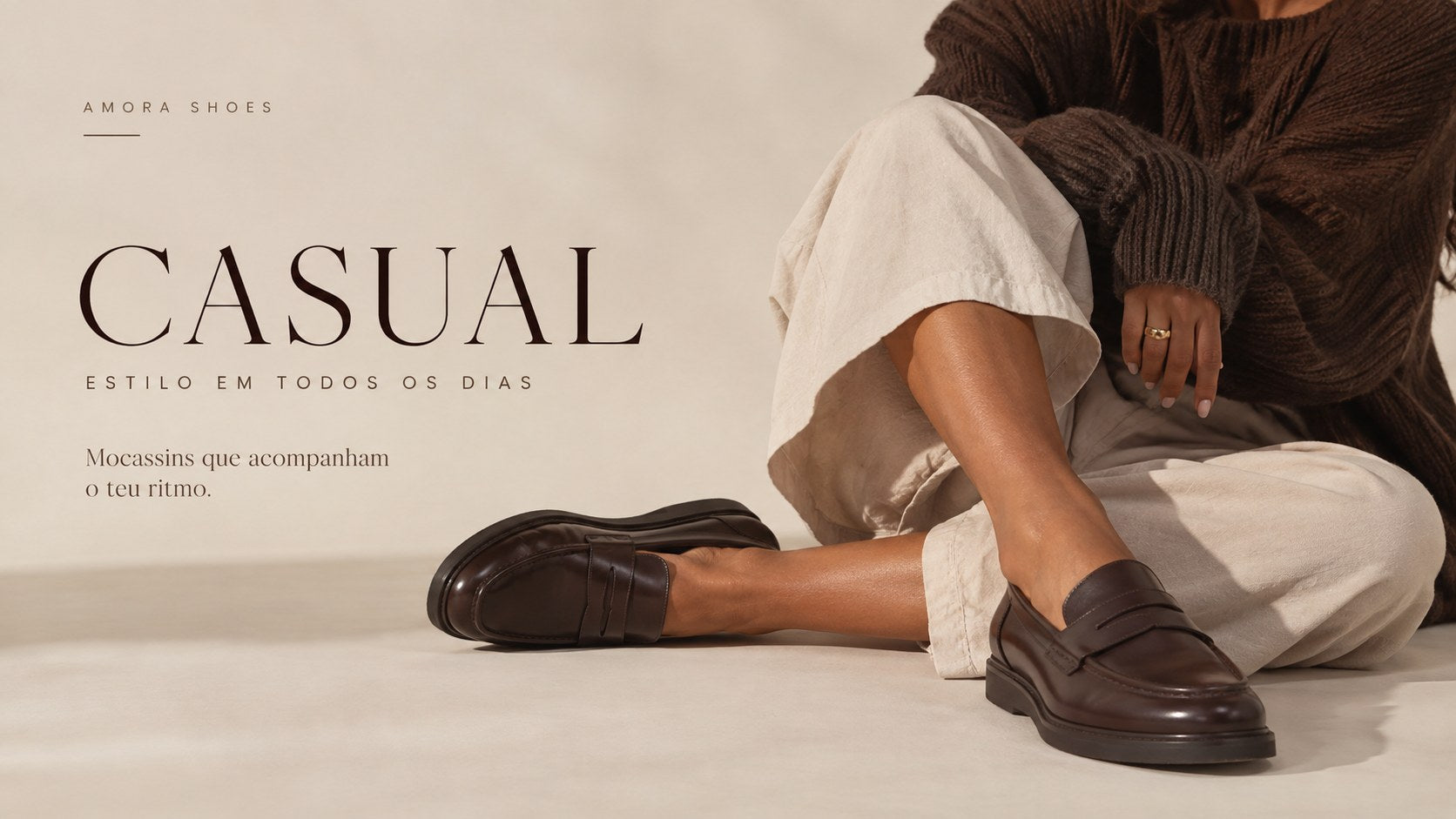 Casual — Estilo em todos os dias — Mocassins Amora Shoes
